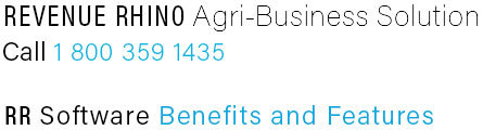 Revenue Rhino Agri-Business Solution. See RR Software Benefits and features to increase the profitability year-over-year of your farm business.